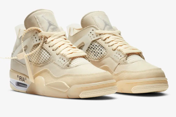 Nike Air Jordan 4 Retro x Off-White "Sail "Sneaker